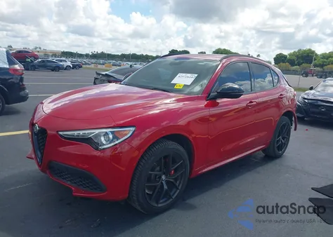 2020 Alfa Romeo Stelvio Ti Sport Awd from USA, damaged, VIN ZASPAKBN1L7C86816